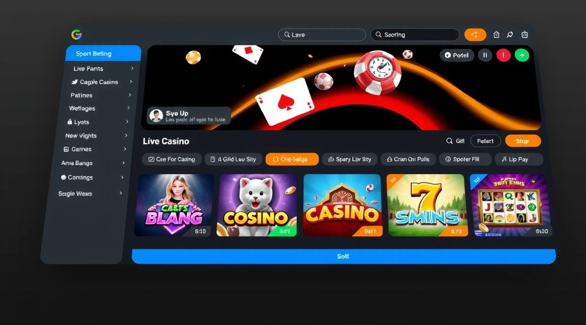 Interfaz principal de Betsson.bet.ar mostrando opciones de juegos y apuestas